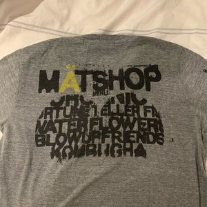 Free City XS t-shirt with print on back and sleeve